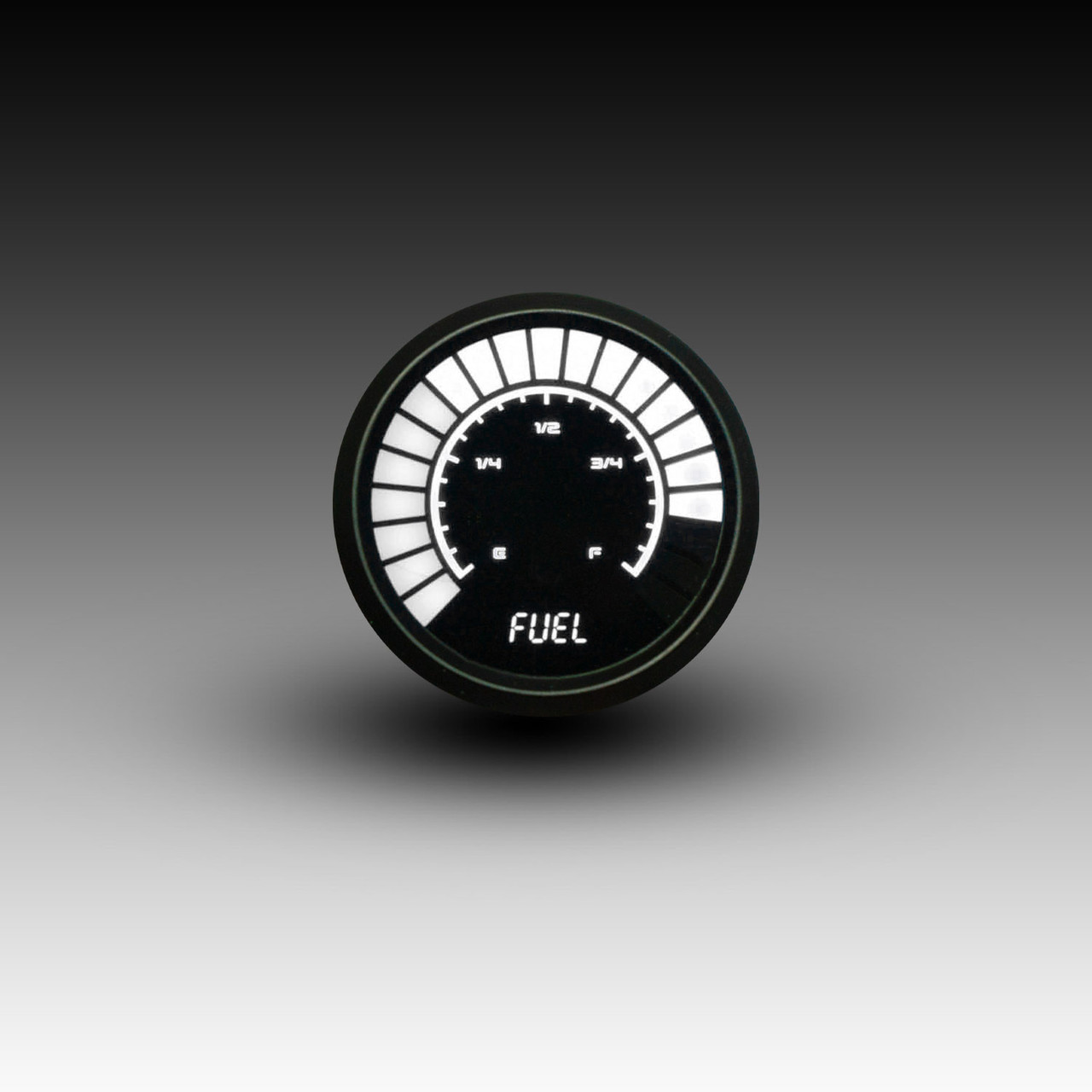 Fuel Level Analog LED Bargraph Black Bezel – WHITE