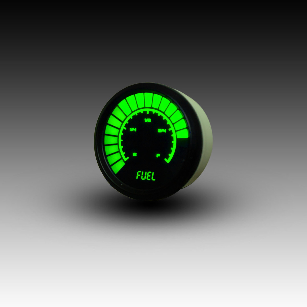 Fuel Level Analog LED Bargraph Black Bezel – GREEN