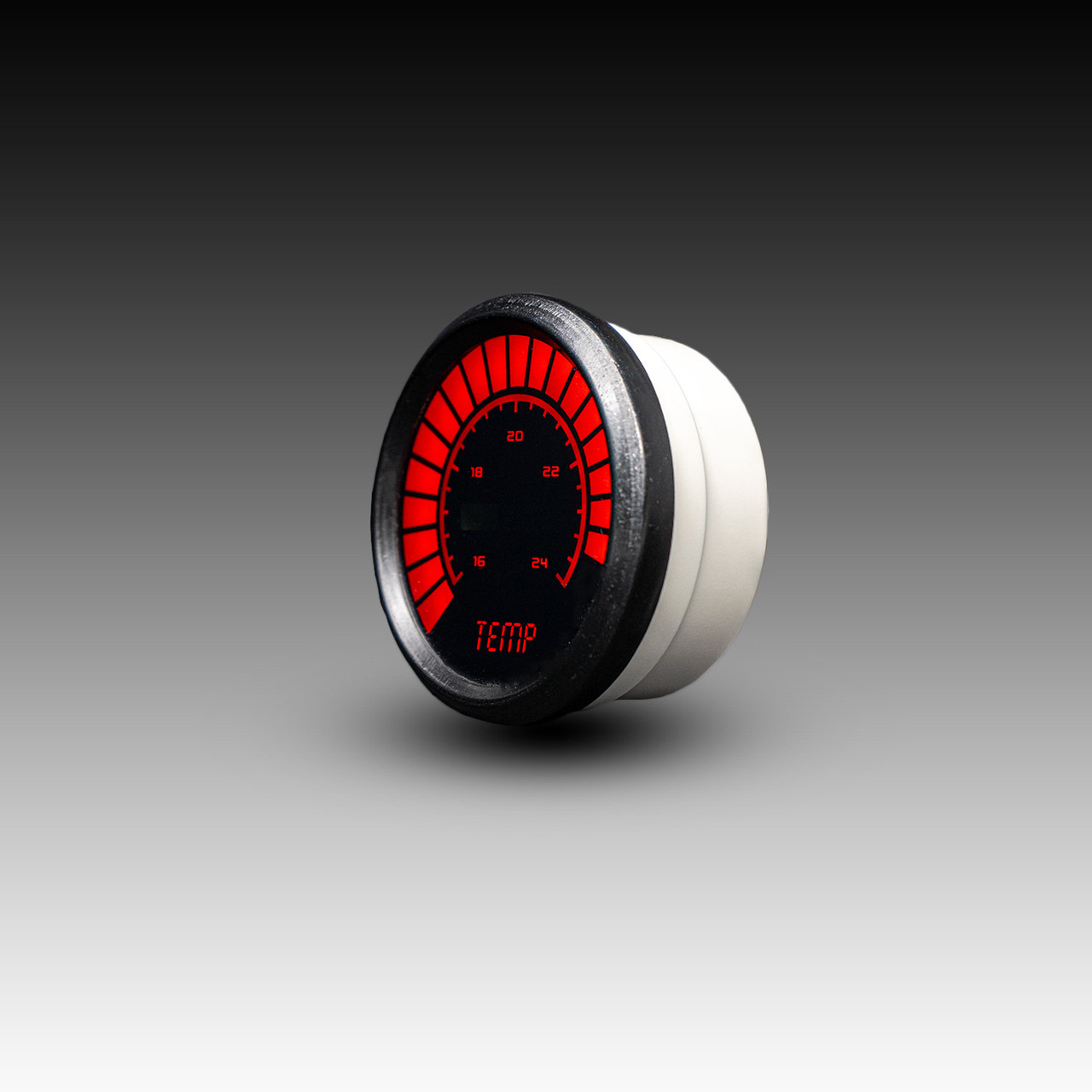Intellitronix Universal 6 Gauge Set – Analog Bargraph With Red LEDs Black Bezel