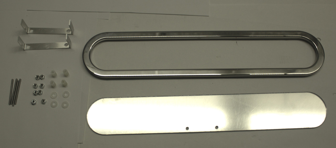 6 Gauge Chrome Bezel Kit Two-Way Mirror Plexiglass - BZ10003