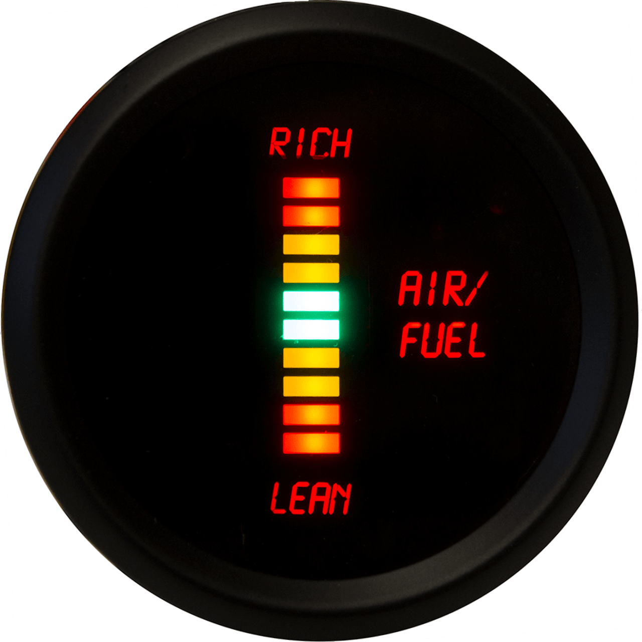 Air-Fuel Ratio LED Digital Bargraph Black Bezel - M7008 Air-Fuel Ratio LED Digital Bargraph Black Bezel - M7008