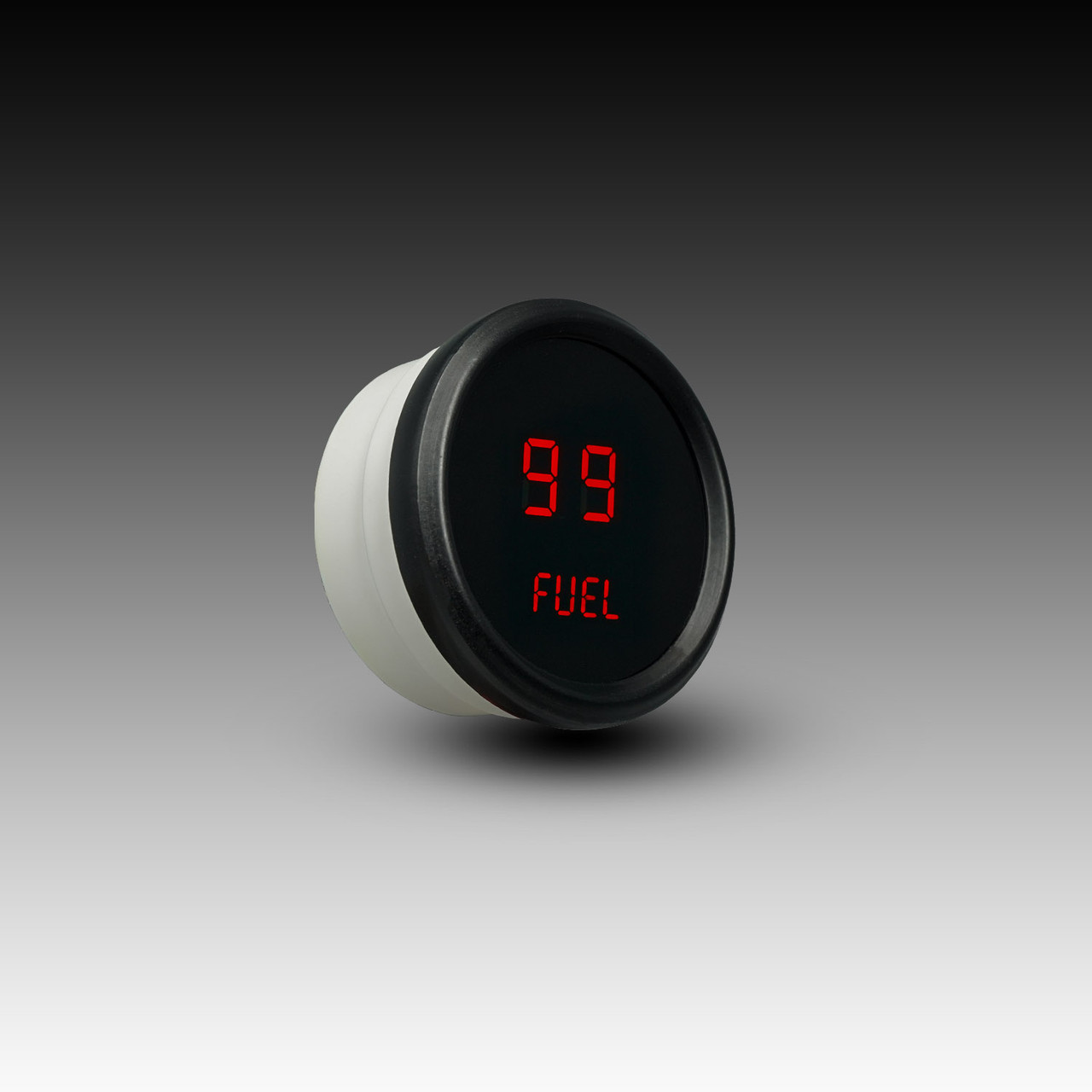 Fuel Level LED Digital Black Bezel - RED