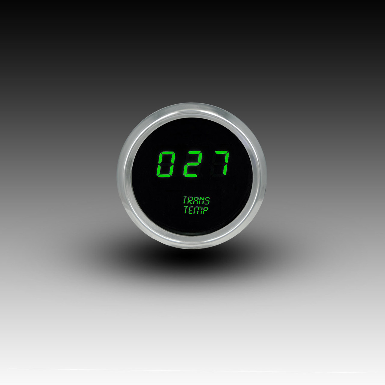 Transmission Temperature LED Digital Chrome Bezel - GREEN