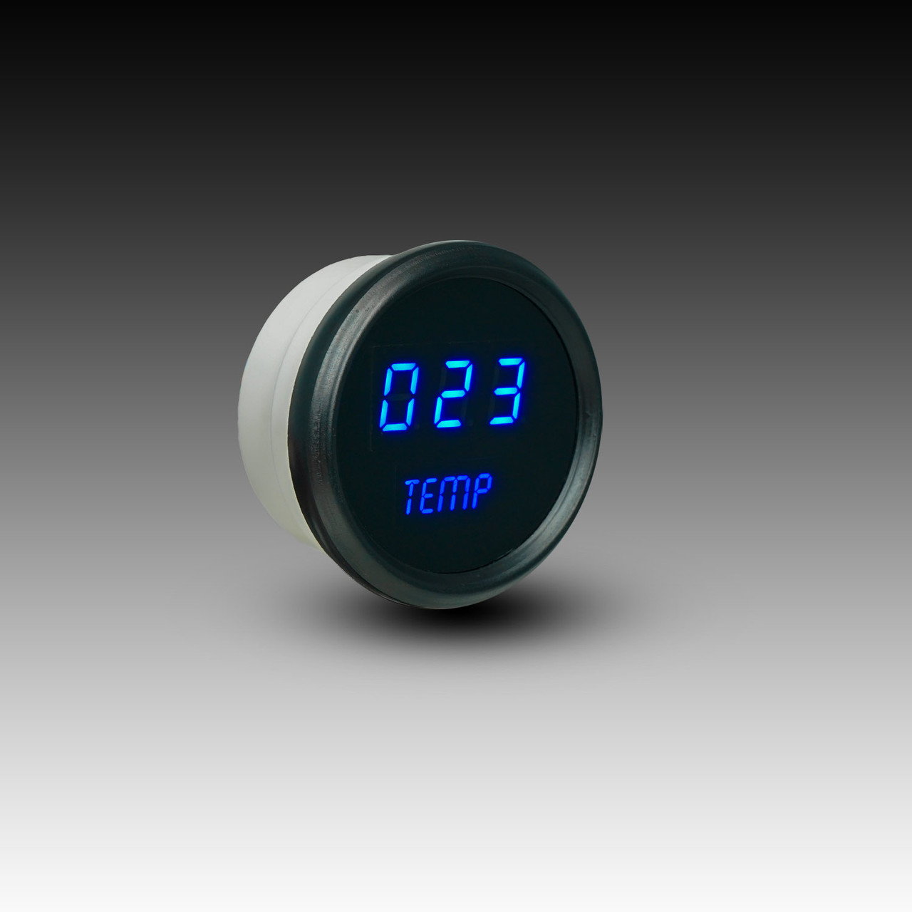 Oil Temperature LED Digital Black Bezel - BLUE