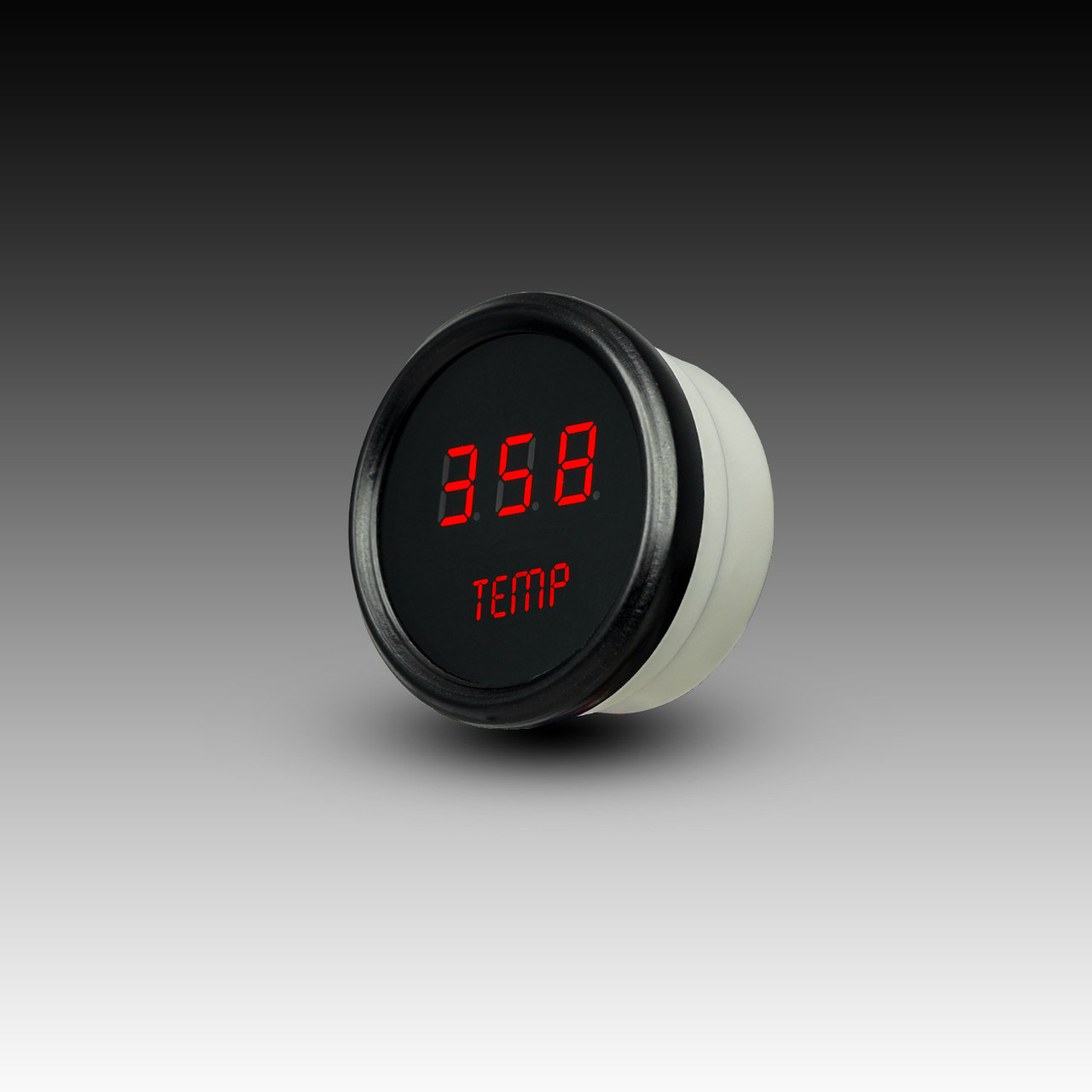 Oil Temperature LED Digital Black Bezel - RED