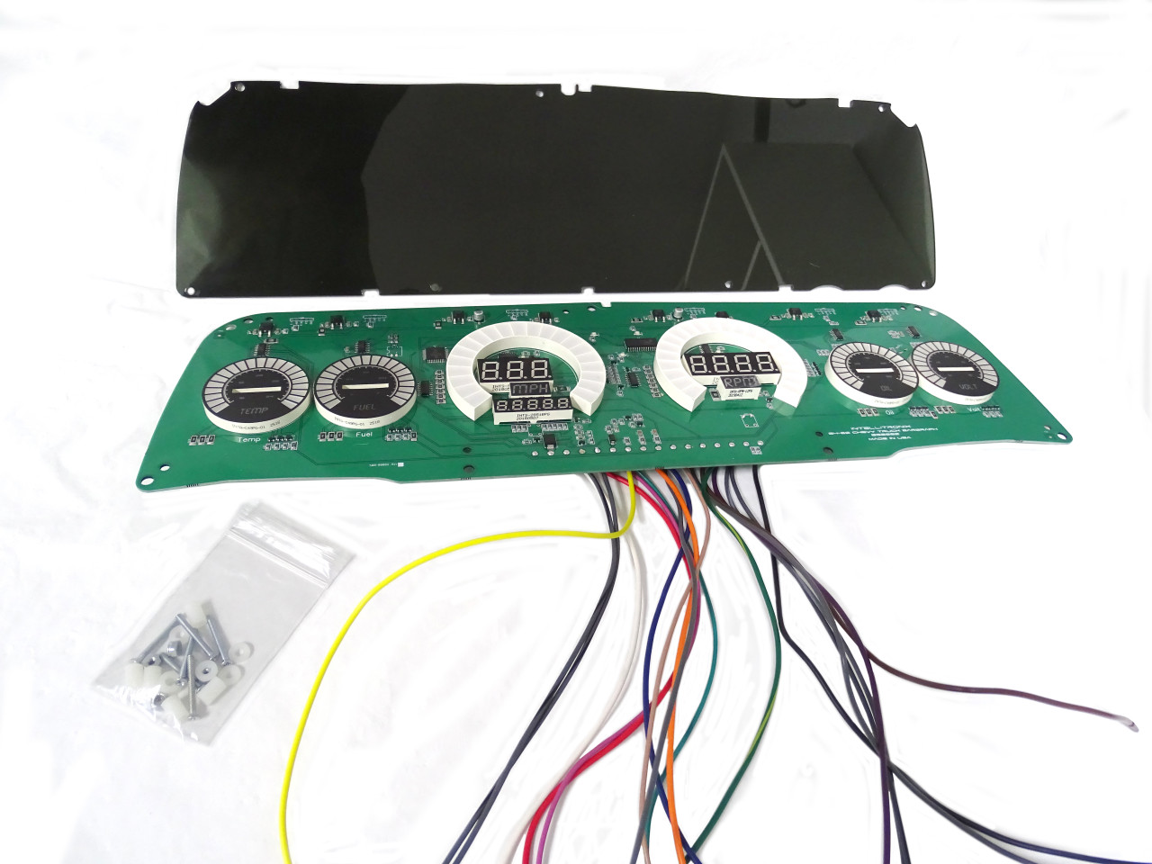 1964-66 Chevy Truck LED Digital Bargraph Dash Panel KIT