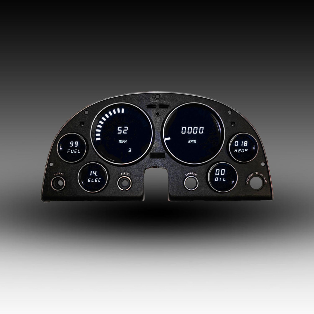 1963-1967 Corvette LED Digital Gauge Panel