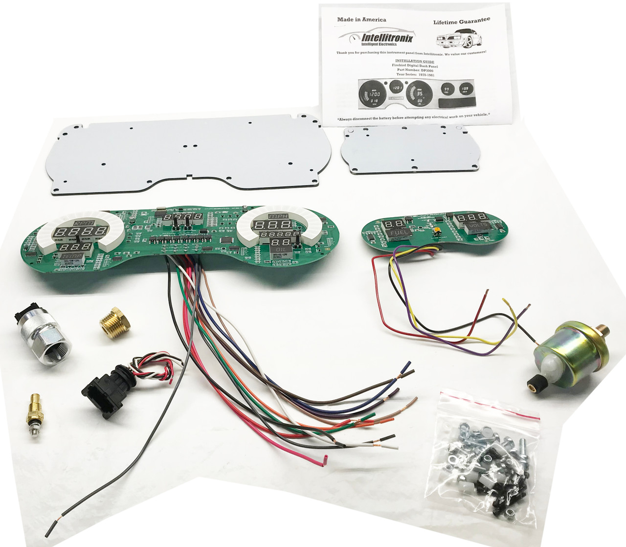 1970-1981 Pontiac Firebird LED Digital Panel KIT