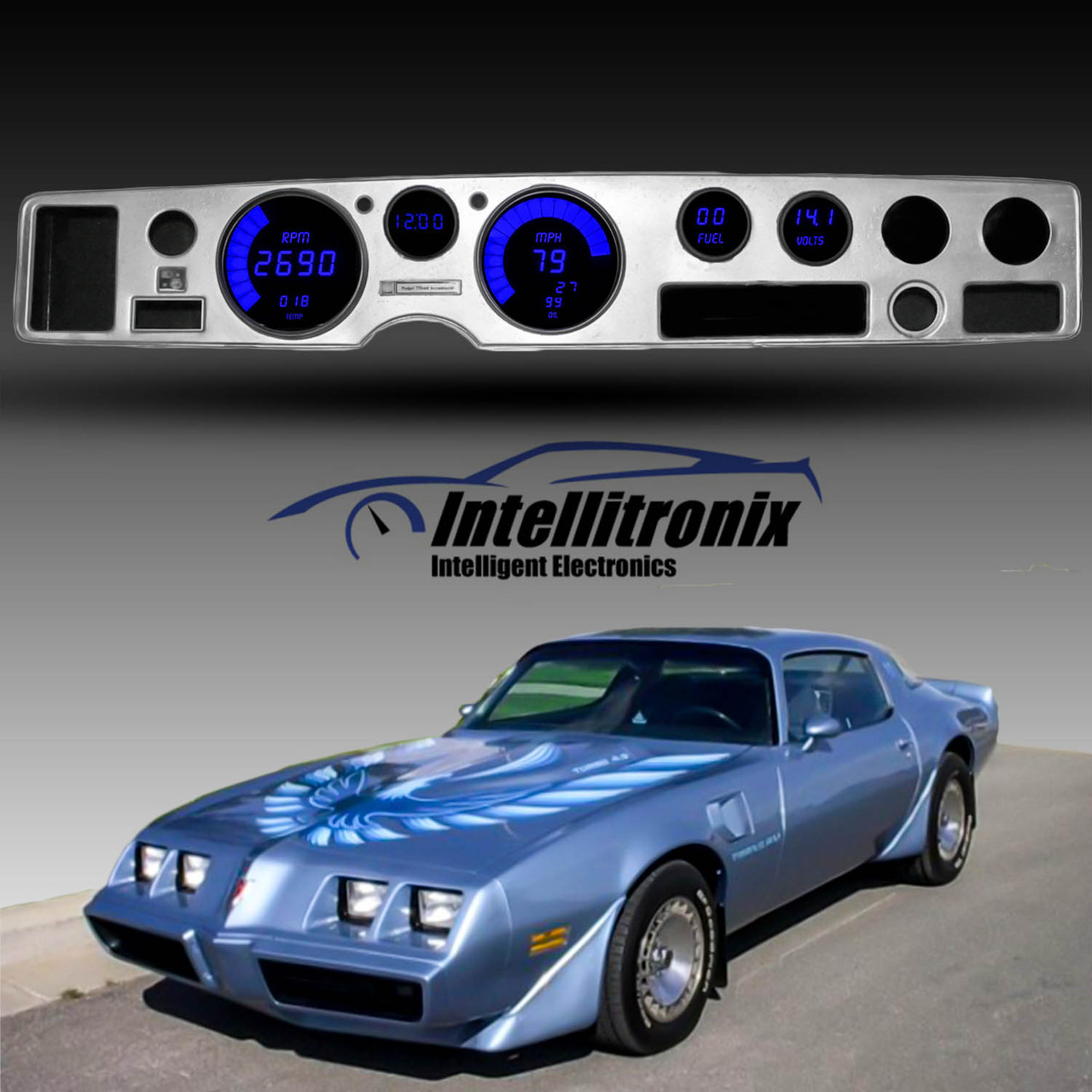 1970-1981 Pontiac Firebird LED Gauge Panel DP3000