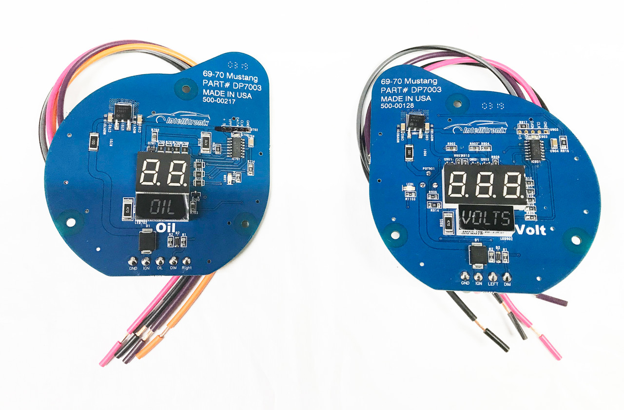 1969-1970 Ford Mustang LED Digital Gauge Panel