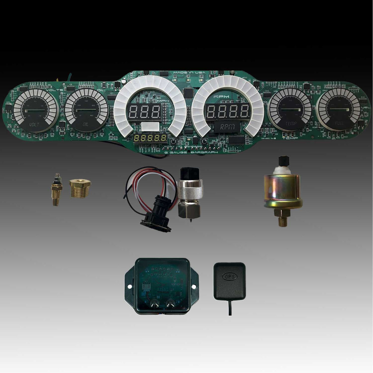 6-Gauge LED Bargraph Universal Panel