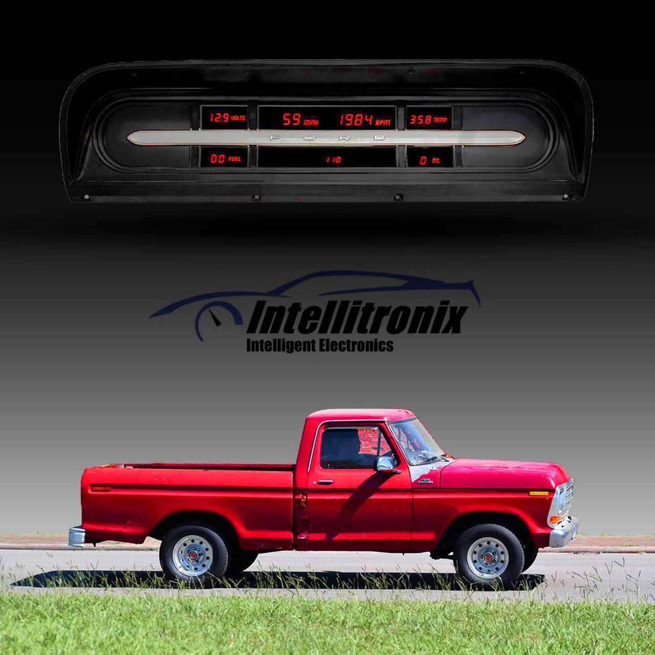 1967-1972 Ford Truck LED Digital Panel DP1009-S9020