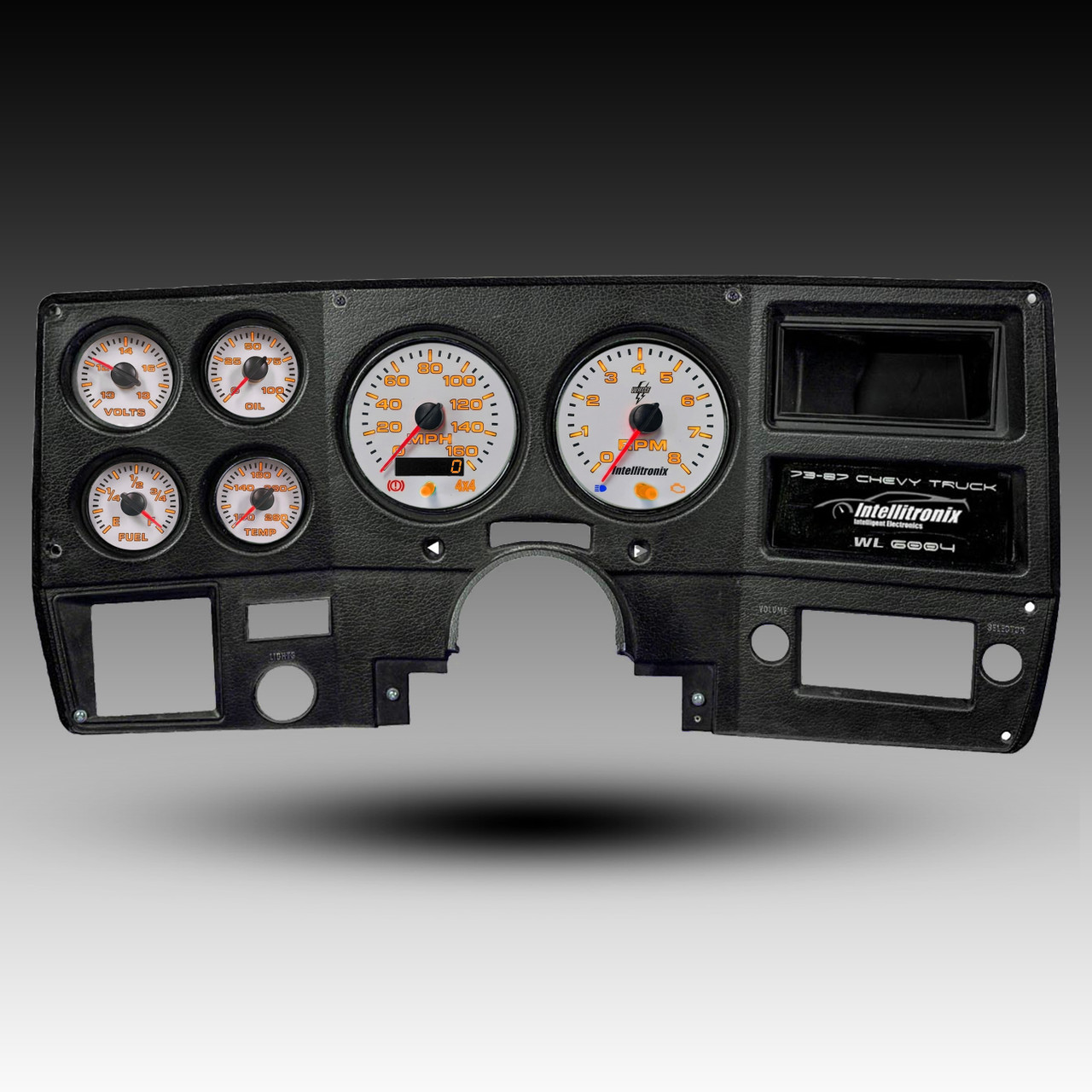 1973-1987 Chevy Truck Analog White Lightning Edition Panel