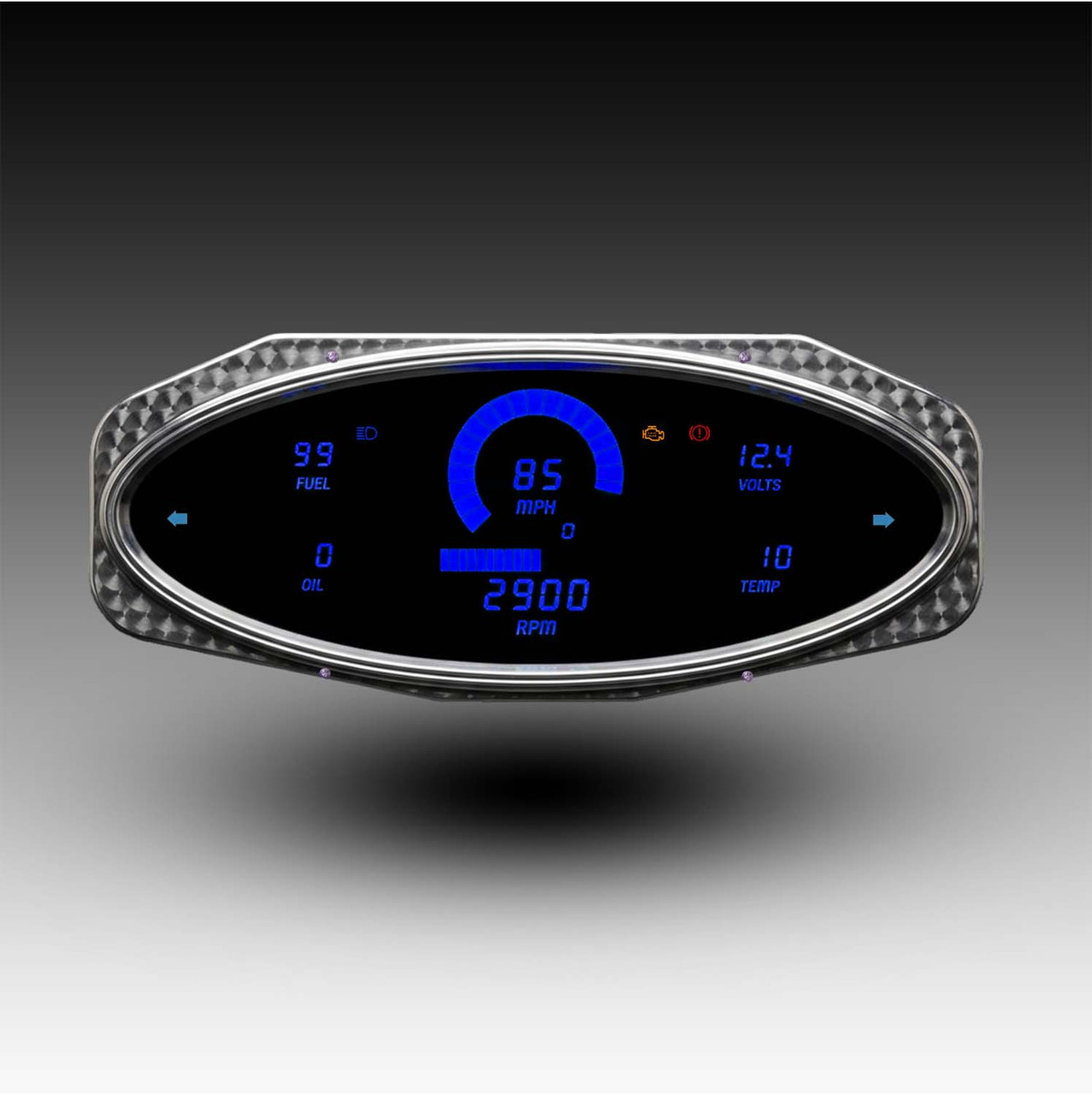 1933-1934 Plymouth LED Digital Gauge Panel