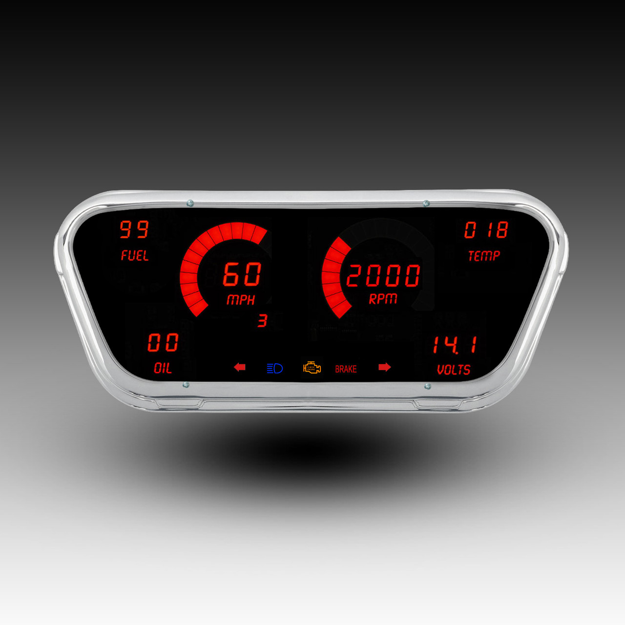 1953-1955 Ford Truck LED Digital Panel