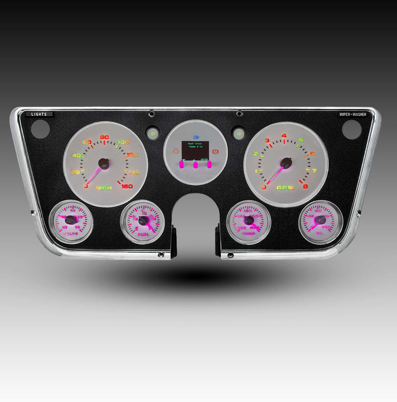 1967–1972 Chevy Truck Analog White Aurora Edition Gauge Panel