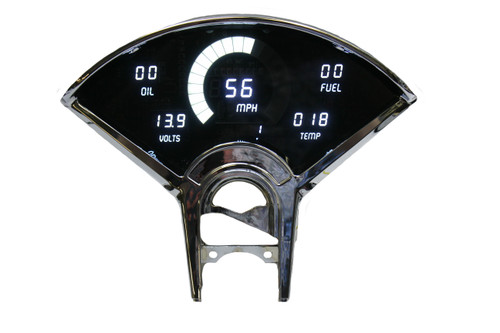 1955-1956 Chevy Bel Air LED Digital Gauge Panel DP1101