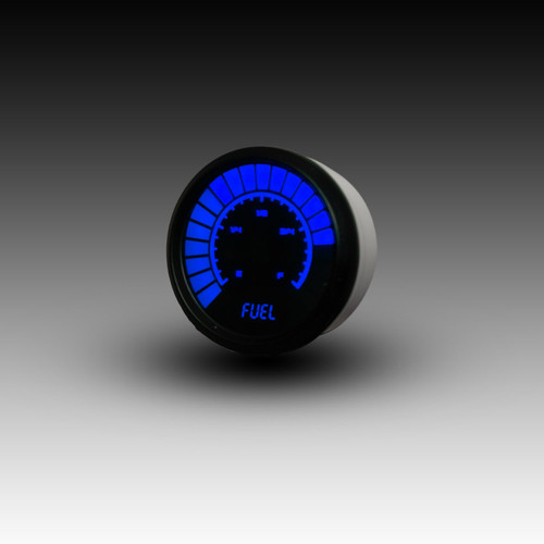 Fuel Level Analog LED Bargraph Black Bezel – BLUE