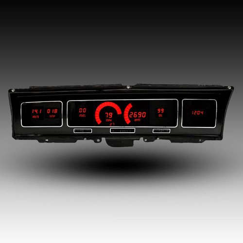 1968 Impala - Caprice LED Digital DP1208 - RED 1968 Impala - Caprice LED Digital DP1208 - RED