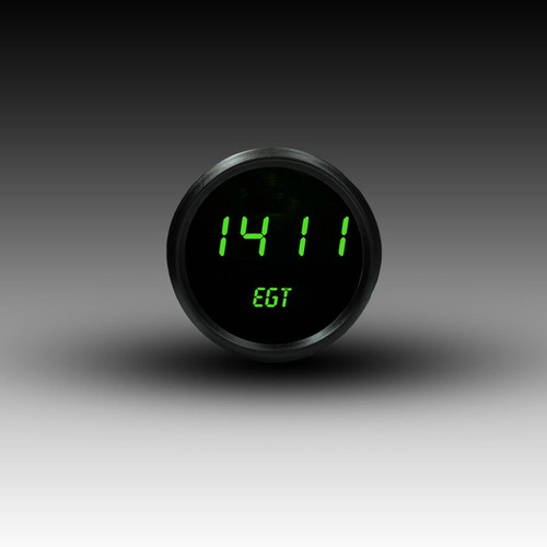 EGT Programmable Co-Pilot Gauge Black Bezel - GREEN EGT Programmable Co-Pilot Gauge Black Bezel - GREEN