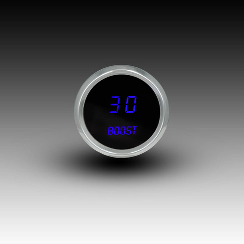 Boost LED Digital Chrome Bezel - BLUE Boost LED Digital Chrome Bezel - BLUE