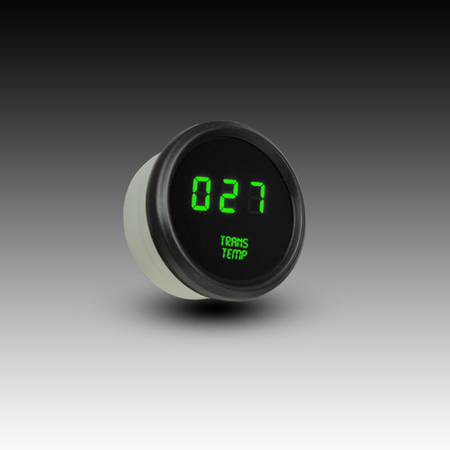 Transmission Temperature LED Digital Black Bezel - GREEN