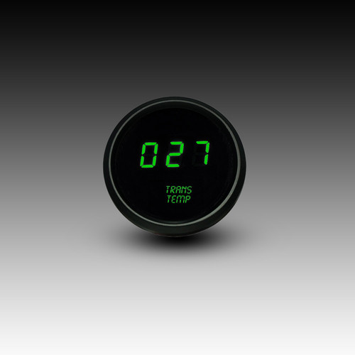Transmission Temperature LED Digital Black Bezel - GREEN Transmission Temperature LED Digital Black Bezel - GREEN