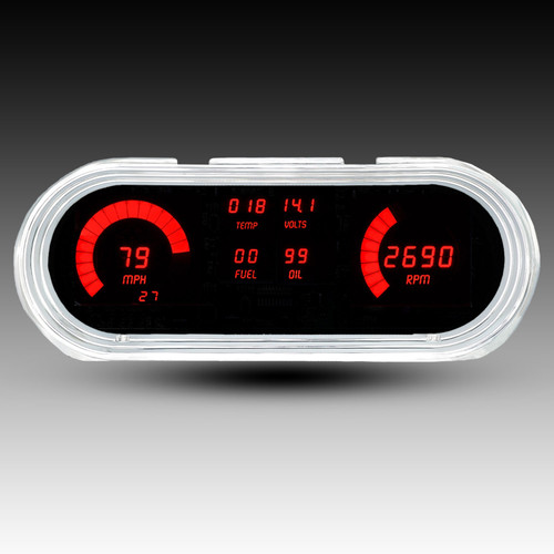 1962-1965 Chevy Nova LED Digital Gauge Panel - DP8001