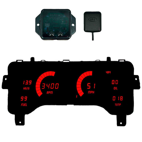 1996-2006 Jeep TJ LED Digital Gauge Panel - DP6014
R