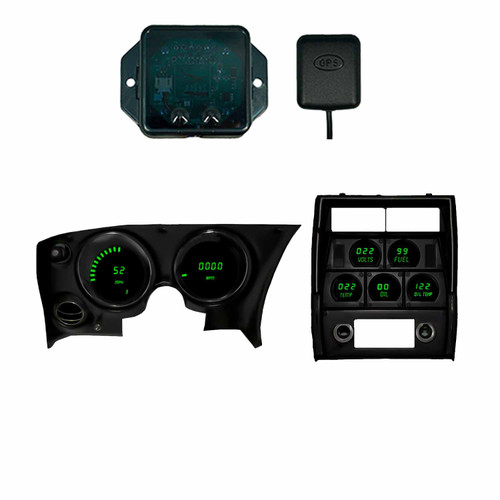 1968-1977 Corvette LED Digital Gauge Panel - DP2001-S9020