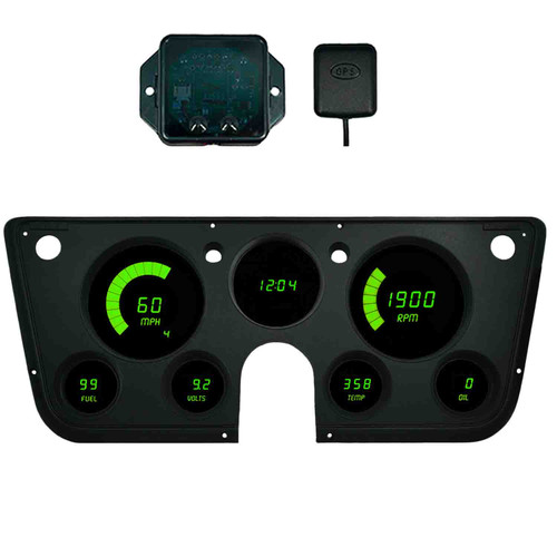 1967-72 Chevy Truck LED Digital Gauge Panel - DP6003-S9020g