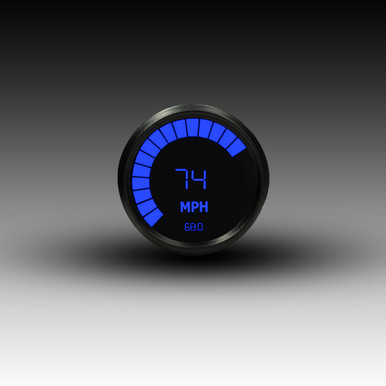 Led Bargraph Speedometer Memory Speed-Tach LED Digital Bargraph Black M9250