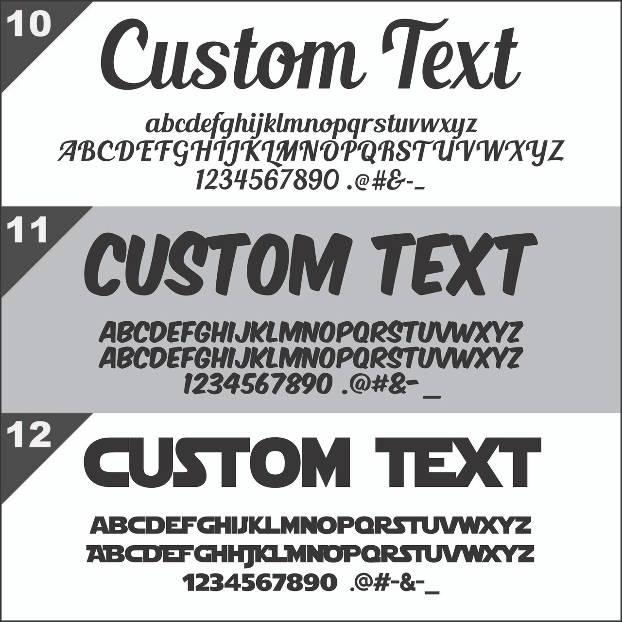 ELITEOUS Custom Text Hashtag Vinyl Decal