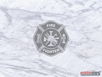 Fire Fighter Badge - Decal