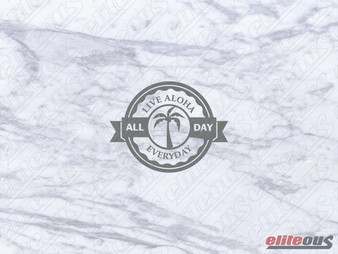 Live Aloha All Day Everyday - Decal