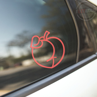 Peach Booty Fruit - Decal