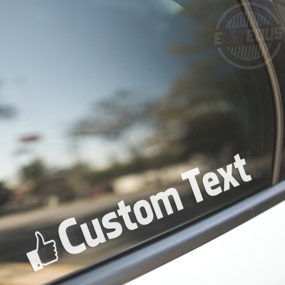 Social Media: Like (thumbs up) - Decal