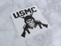 USMC Skull M16 - Decal