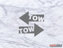 2x Tow Arrow - Decal