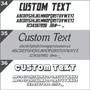 Custom Text: Dual Layer - Decal