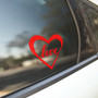 Love Heart - Decal