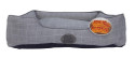 Snug&Cosy Gry Square Check Rectangle Bed
