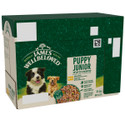 James Wellbeloved Puppy Lamb & Chicken in Gravy Pouches 48 x 90g