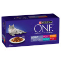 Purina One Adult Cat Mixed Variety Pouches 40 x 85g