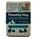 Bag of Pillow Wad Timothy Hay, 2kg, with illustrations of small animals.