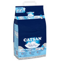 Catsan Hygiene Plus cat litter bag, blue, with white handle, 20L.