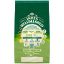 Green James Wellbeloved dog food bag, lamb & vegetable, grain free, 10kg, with product details.