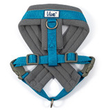 Ancol Viva Pad Harness Blue 32-42cm