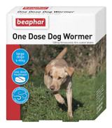 Beaphar One Dose Wormer Lrg Dogs 4x6