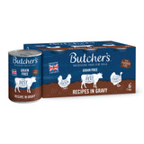 Butcher's Grain Free Recipes in Gravy Tins 24x400g